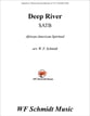 Deep River SATB choral sheet music cover